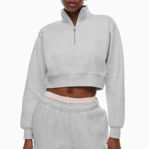 TNA Tops - TNA Cozy Fleece Perfect Quarter Zip Sweatshirt